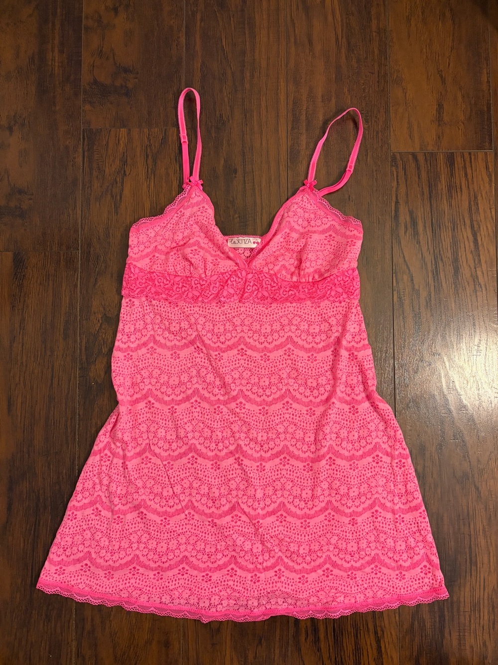 Y2K la senza pink babydoll dress